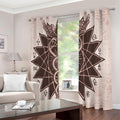 Caduceus Symbol Print Extra Wide Grommet Curtains