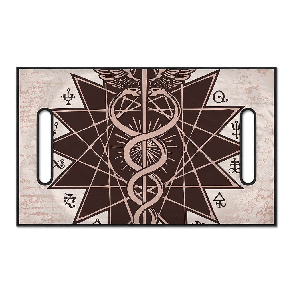Caduceus Symbol Print Golf Cart Seat Cover