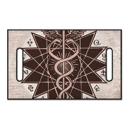 Caduceus Symbol Print Golf Cart Seat Cover