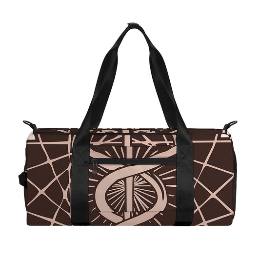 Caduceus Symbol Print Gym Bag