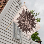 Caduceus Symbol Print House Flag