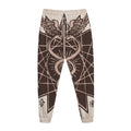 Caduceus Symbol Print Jogger Pants