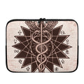 Caduceus Symbol Print Laptop Sleeve