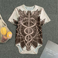 Caduceus Symbol Print Men's Bodysuit