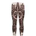 Caduceus Symbol Print Men's Leggings