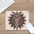 Caduceus Symbol Print Mouse Pad
