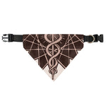 Caduceus Symbol Print Over The Collar Dog Bandana