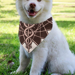 Caduceus Symbol Print Over The Collar Dog Bandana