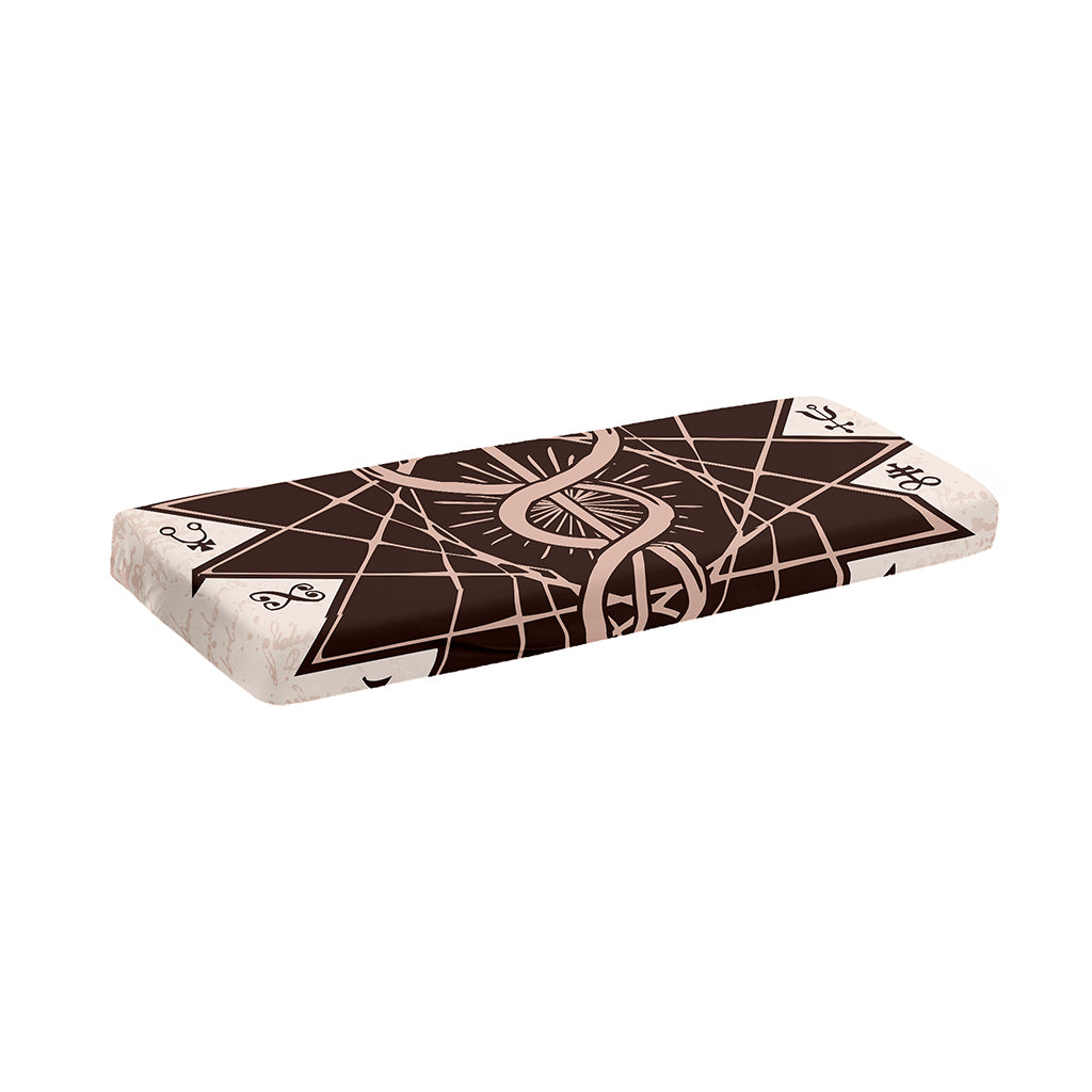 Caduceus Symbol Print Piano Keyboard Cover