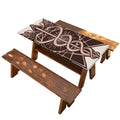 Caduceus Symbol Print Picnic Table Cover