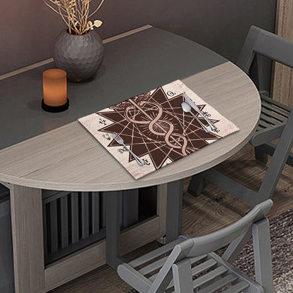 Caduceus Symbol Print Placemat