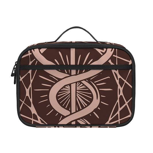 Caduceus Symbol Print Portable Lunch Bag