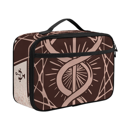 Caduceus Symbol Print Portable Lunch Bag