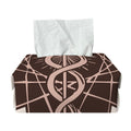 Caduceus Symbol Print Rectangle Tissue Box Cover