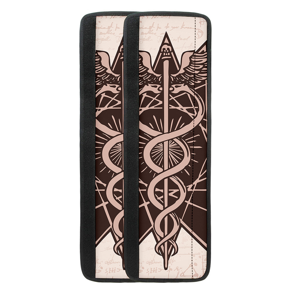 Caduceus Symbol Print Refrigerator Handle Covers