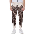 Caduceus Symbol Print Scuba Joggers