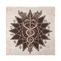 Caduceus Symbol Print Silk Bandana