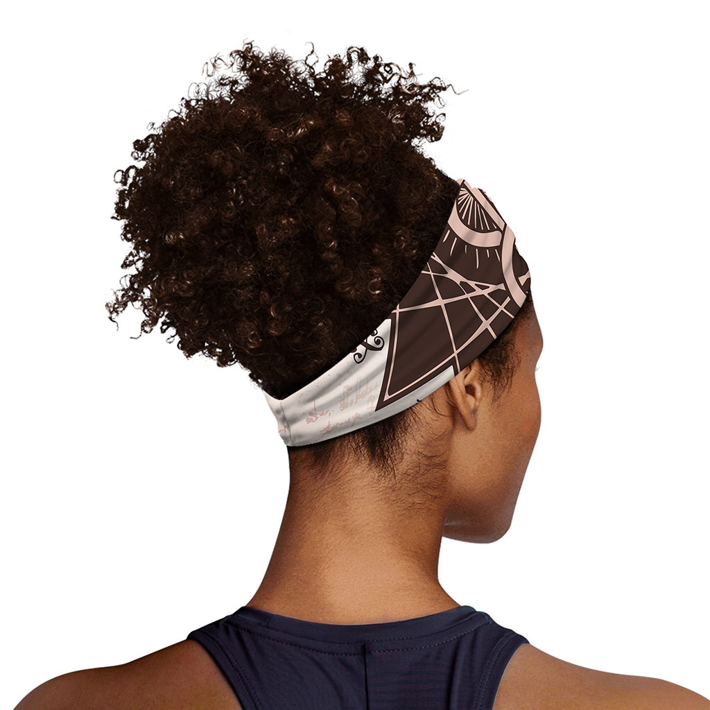 Caduceus Symbol Print Sports Headband
