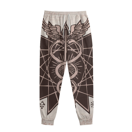 Caduceus Symbol Print Sweatpants