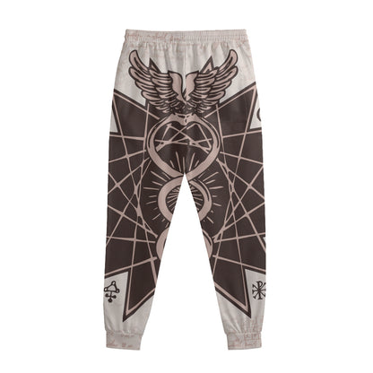 Caduceus Symbol Print Sweatpants