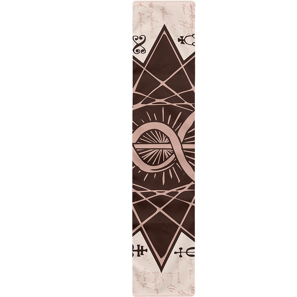 Caduceus Symbol Print Table Runner