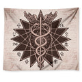 Caduceus Symbol Print Tapestry