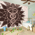 Caduceus Symbol Print Wall Sticker