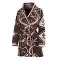 Caduceus Symbol Print Women's Bathrobe