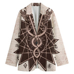 Caduceus Symbol Print Women's Blazer