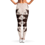 Caduceus Symbol Print Women's Leggings