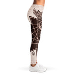 Caduceus Symbol Print Women's Leggings
