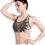 Caduceus Symbol Print Women's Sports Bra
