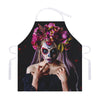 Calavera Girl Day of The Dead Print Adjustable Apron