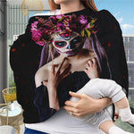 Calavera Girl Day of The Dead Print Baby Seat Cover