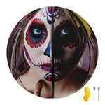 Calavera Girl Day of The Dead Print Basketball