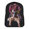 Calavera Girl Day of The Dead Print Casual Backpack