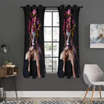 Calavera Girl Day of The Dead Print Curtain