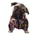 Calavera Girl Day of The Dead Print Dog Zip Up Jacket