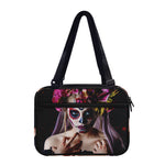 Calavera Girl Day of The Dead Print Double Strap Bible Bag