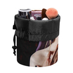 Calavera Girl Day of The Dead Print Drawstring Makeup Bag