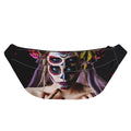 Calavera Girl Day of The Dead Print Fanny Pack