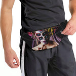 Calavera Girl Day of The Dead Print Fanny Pack
