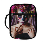 Calavera Girl Day of The Dead Print Front Pocket Bible Bag