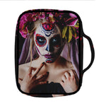 Calavera Girl Day of The Dead Print Front Pocket Bible Bag