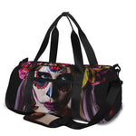 Calavera Girl Day of The Dead Print Gym Bag