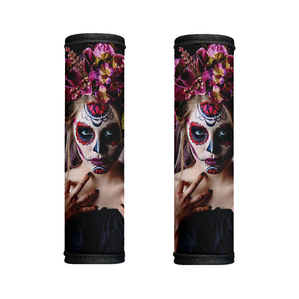 Calavera Girl Day of The Dead Print Handle Covers