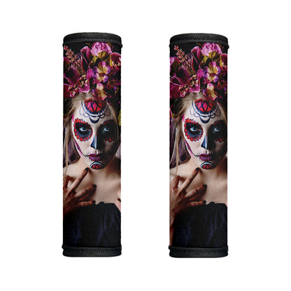 Calavera Girl Day of The Dead Print Handle Covers