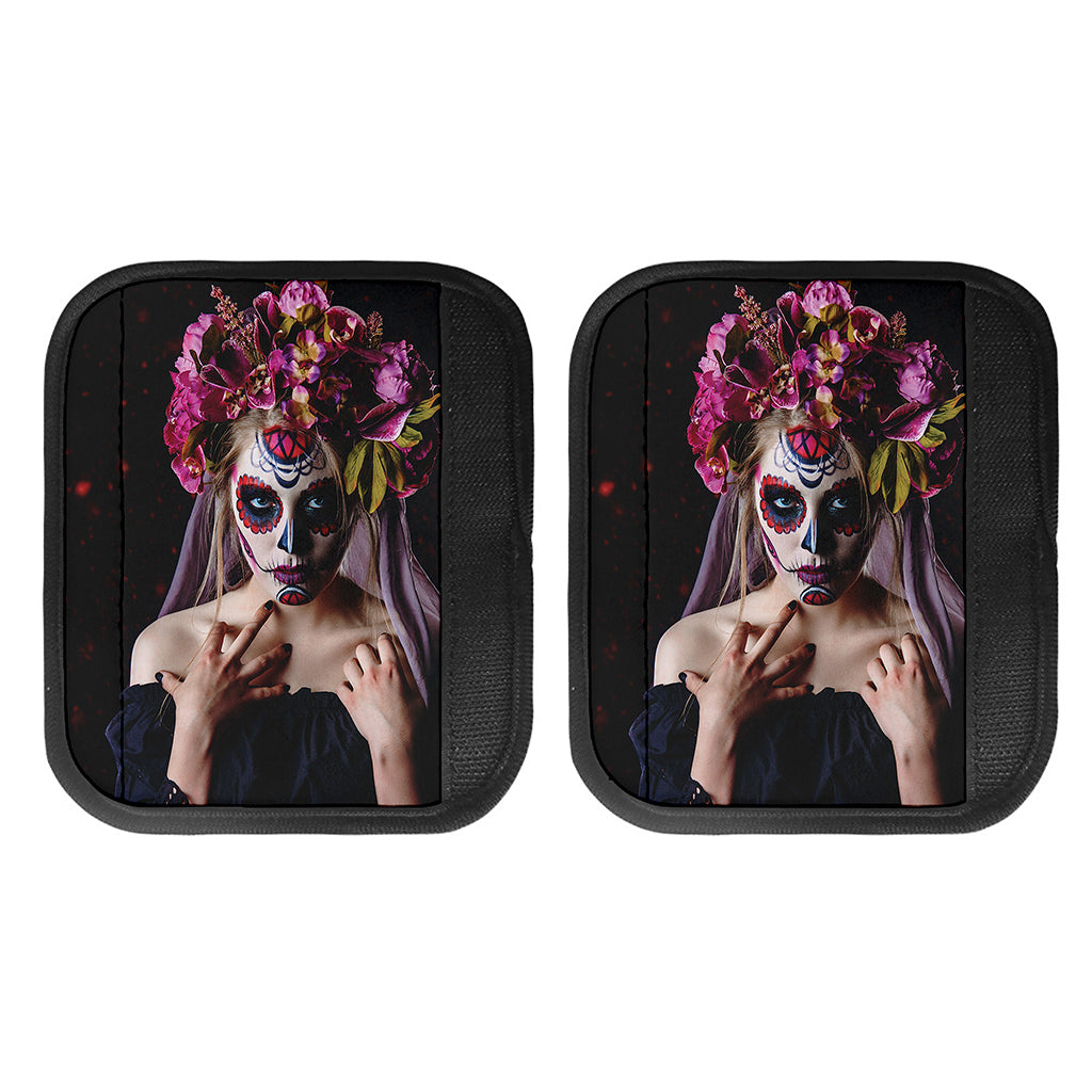 Calavera Girl Day of The Dead Print Handle Covers