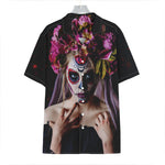 Calavera Girl Day of The Dead Print Hawaiian Shirt