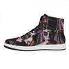 Calavera Girl Day of The Dead Print High Top Leather Sneakers